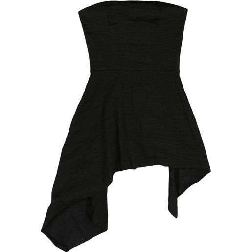 Uma Wang blusa a corsetto - nero