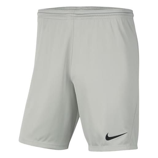 Nike m nk dry park iii short nb k, pantaloncini sportivi uomo, white/black, 2xl