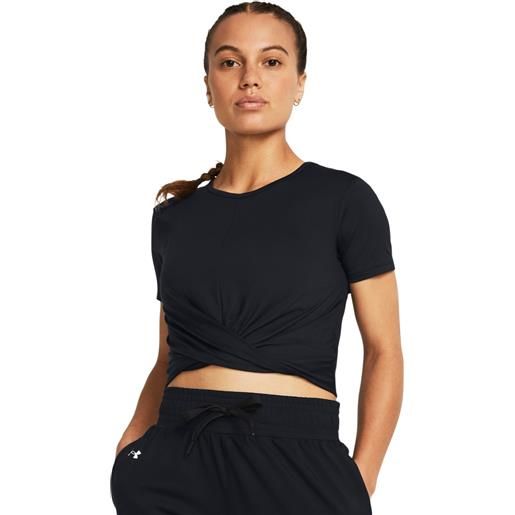 Under Armour women's t-shirt motion crossover crop ss black