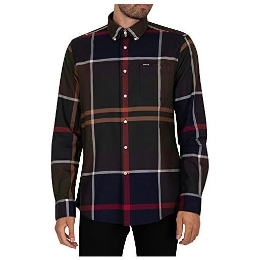 Barbour msh4980 dunoon tailored bd shirt classic tartan camicia uomo in flanella regular fit (classic tartan, l)