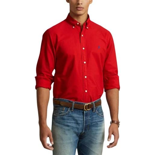Polo Ralph Lauren camicia uomo slim fit rosso / s