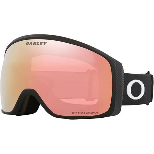 Oakley flight tracker m prizm ski goggles nero prizm rose gold iridium/cat3