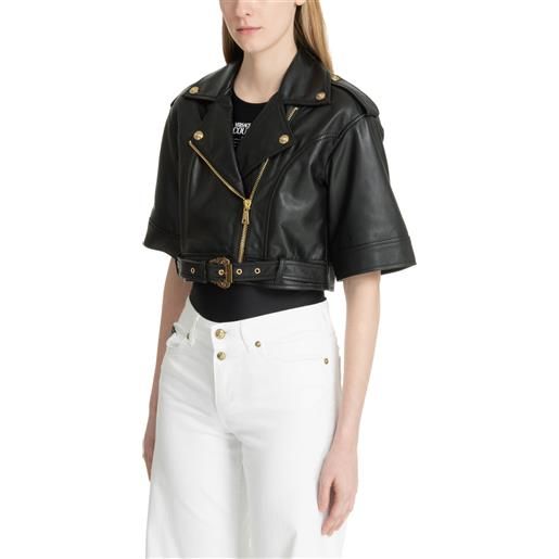 Versace Jeans Couture giacca in pelle biker