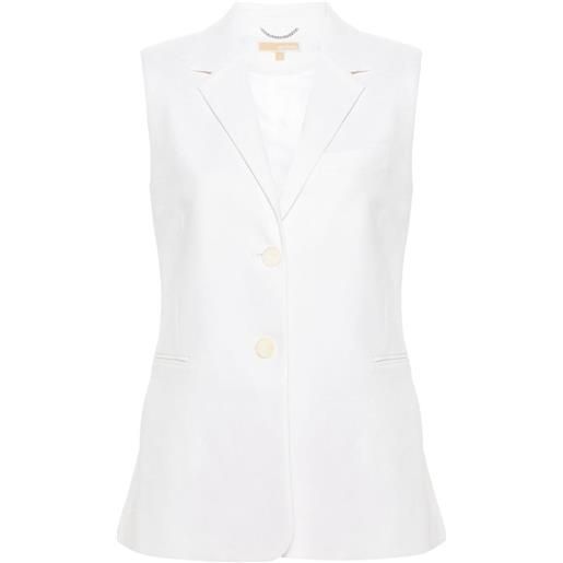 Michael Michael Kors abito stile blazer smanicato - bianco