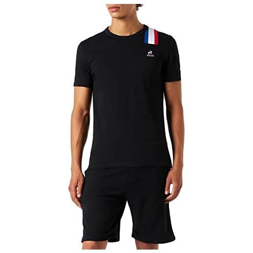 Le Coq Sportif tri tee s n°1 m t-shirt, nero, xs uomo