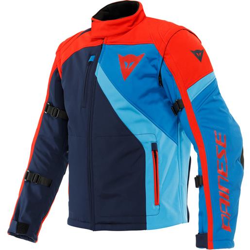 DAINESE - giacca DAINESE - giacca ranch tex nero-iris / lava-rosso / light-blue