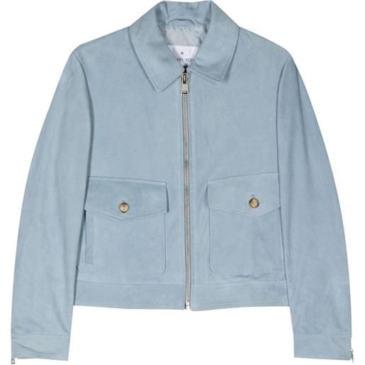 Manuel Ritz giacca-camicia con zip - blu