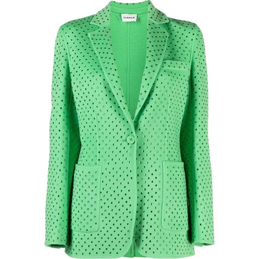 P.A.R.O.S.H. blazer con decorazione - verde