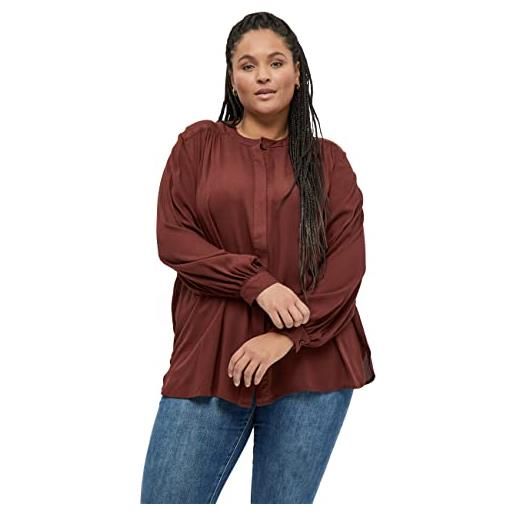 Peppercorn hayden shirt curve, camicia, donna, rosso (4009 andorra red), 58