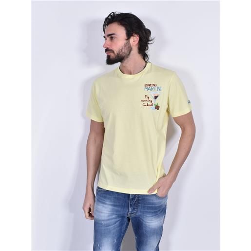 MC2 SAINT BARTH t-shirt mc2 saint barth espresso martini giallo paglino