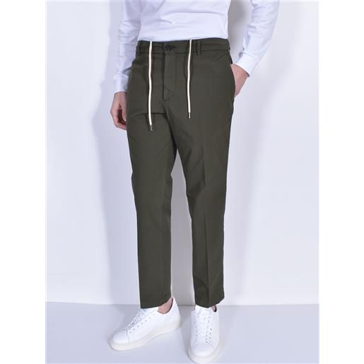 BE ABLE pantalone be able argo regular verde oliva coulisse elastico