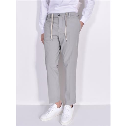 BE ABLE pantalone be able argo regular grigio acciaio coulisse elastico