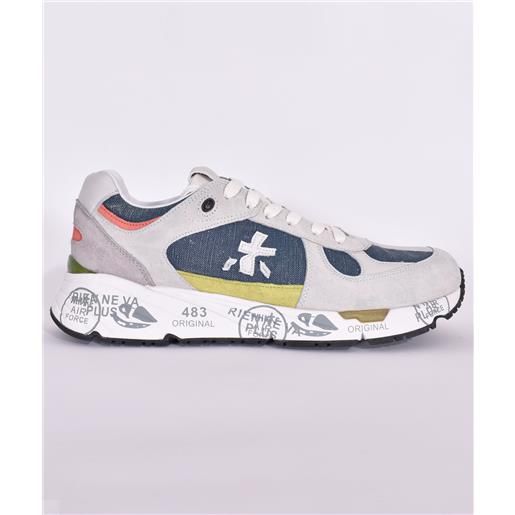 PREMIATA scarpe sneakers premiata mase 6623 grigio chiaro jeans