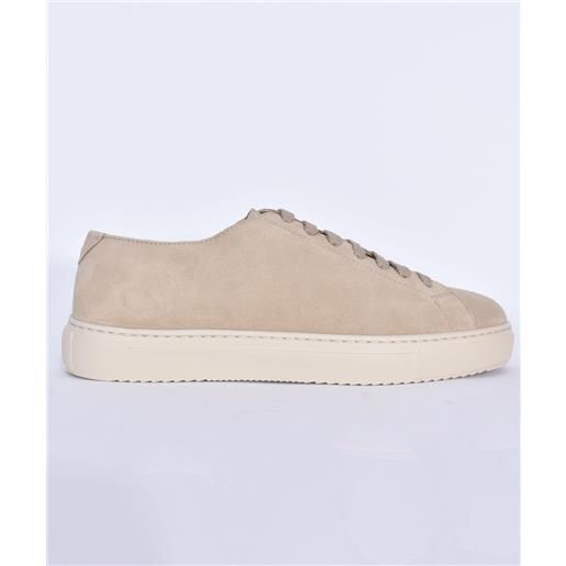 DOUCAL'S scarpe sneakers doucal's suede beige sabbia wash