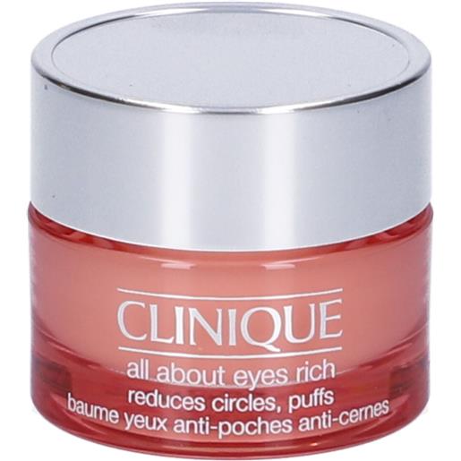 Clinique div. Estee Lauder Srl clinique all about eyes crema superidratante 1 pz contorno occhi