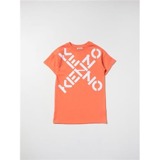 Kenzo Kids t-shirt kenzo kids bambino colore arancione