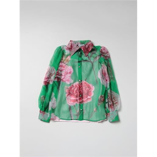 Dolce & Gabbana camicia dolce & gabbana bambino colore verde