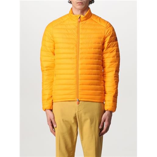 Save The Duck giacca save the duck uomo colore arancione