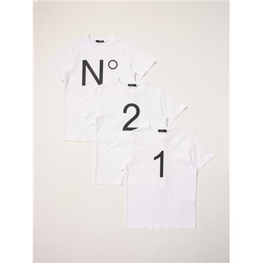 N° 21 set 3 t-shirt N° 21 in cotone