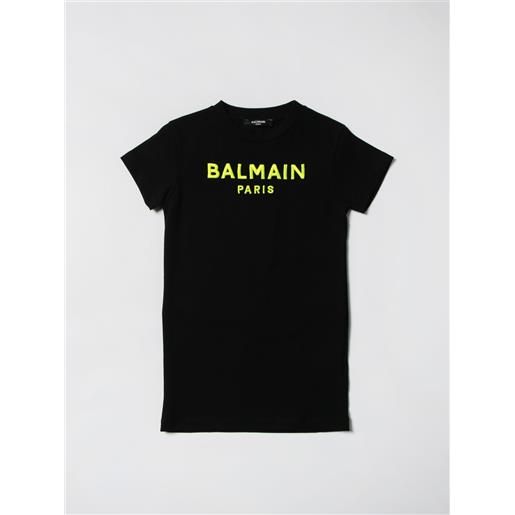 Balmain abito a t-shirt Balmain in cotone con logo