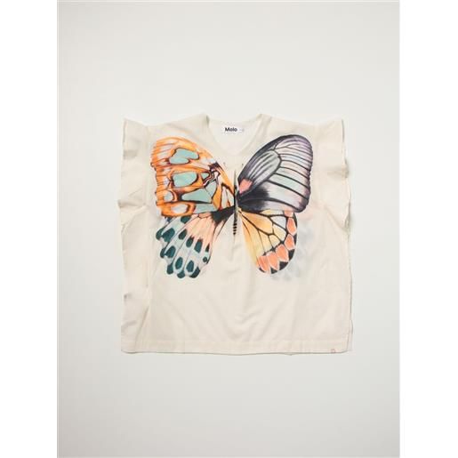 Molo abito Molo in cotone con stampa farfalla