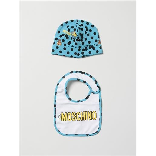 Moschino Baby set cappello + bavaglino Moschino Baby in cotone