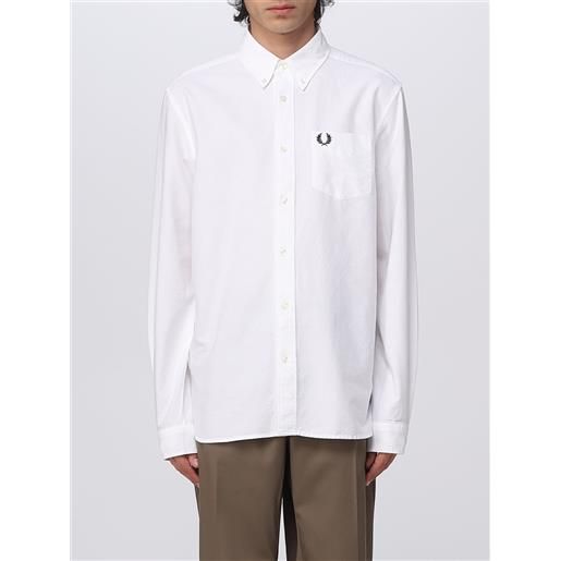 Fred Perry camicia fred perry uomo colore bianco
