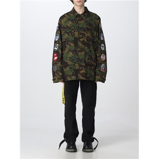 Off-White giacca Off-White in cotone stampa camouflage