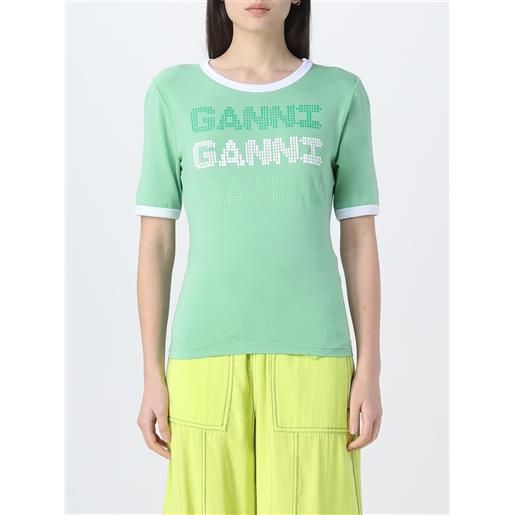 Ganni t-shirt Ganni in tencel™ lyocell