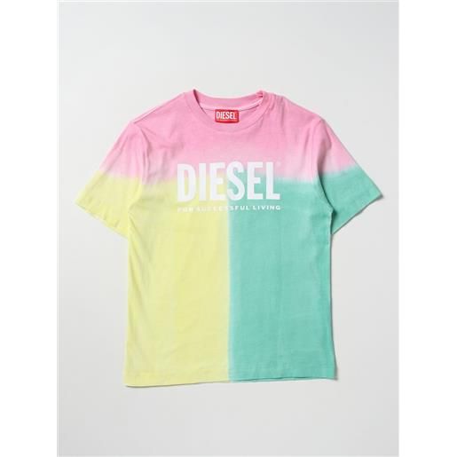 Diesel t-shirt Diesel tricolore con logo