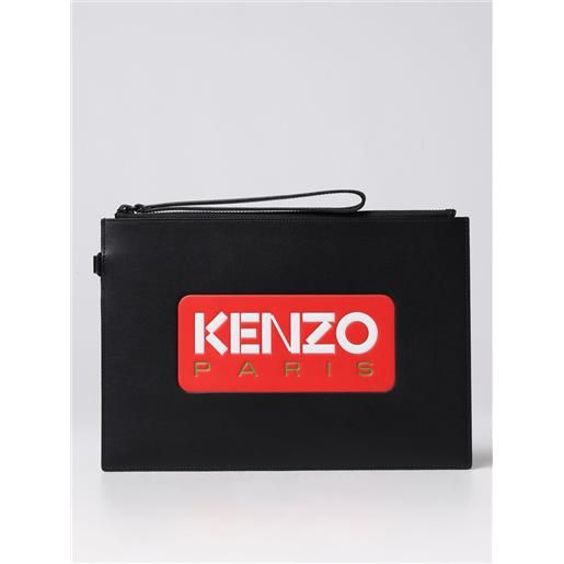 Kenzo clutch Kenzo in pelle liscia