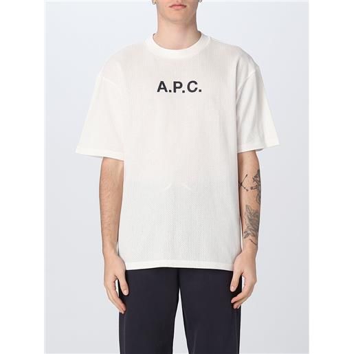 A.p.c. t-shirt di cotone a. P. C. Con logo