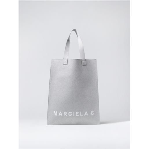 Mm6 Maison Margiela borsa mm6 maison margiela in lurex con logo jacquard