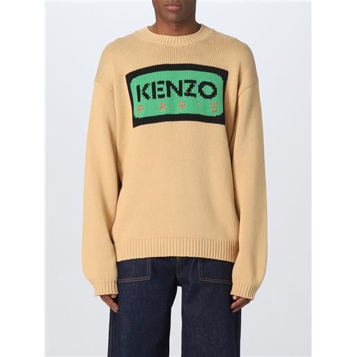 Kenzo pullover Kenzo con logo intarsiato a contrasto
