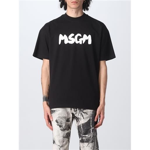 Msgm t-shirt over Msgm con stampa logo
