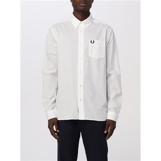 Fred Perry camicia fred perry uomo colore bianco