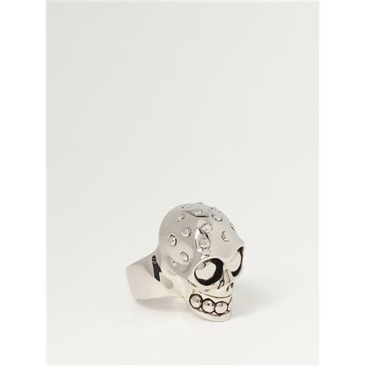 Alexander Mcqueen anello studded skull alexander mc. Queen in ottone