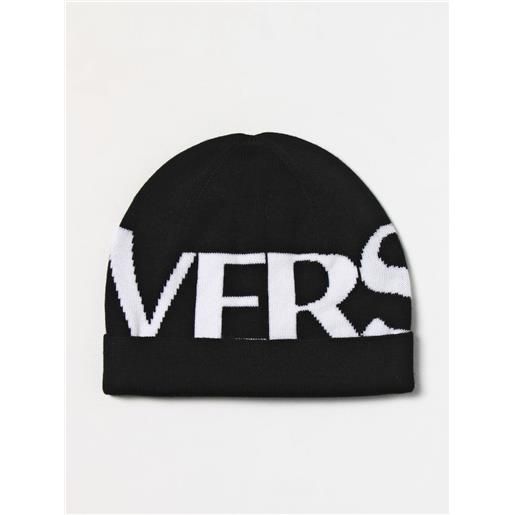 Versace cappello Versace in lana con logo jacquard