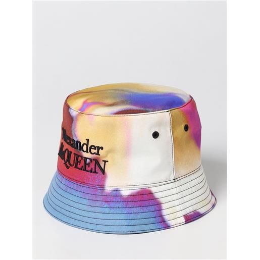 Alexander Mcqueen cappello luminous alexander mc. Queen in nylon stampato