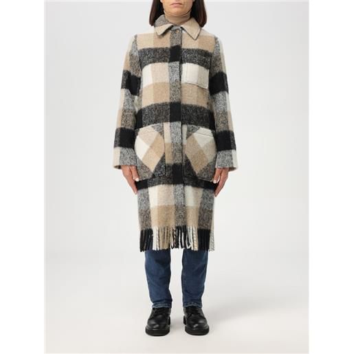 Woolrich cappotto Woolrich in misto lana check