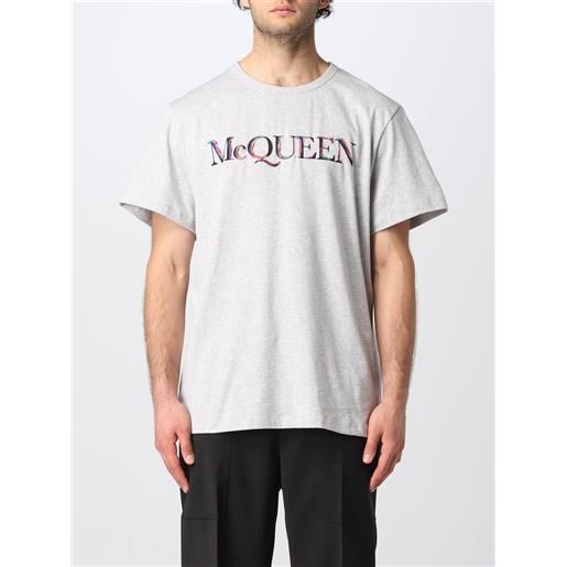 Alexander Mcqueen t-shirt alexander mc. Queen in cotone con ricamo logo