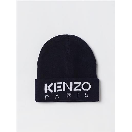 Kenzo Kids cappello Kenzo Kids in maglia con logo jacquard