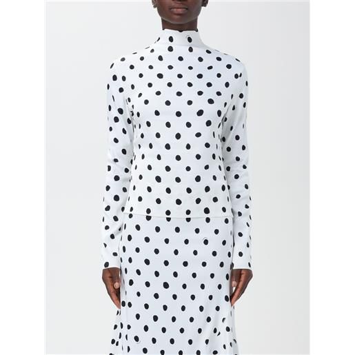 Marni t-shirt Marni in raso stretch motivo polka dots