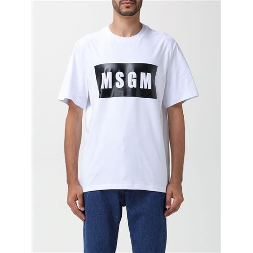 Msgm t-shirt Msgm in cotone con logo stampato
