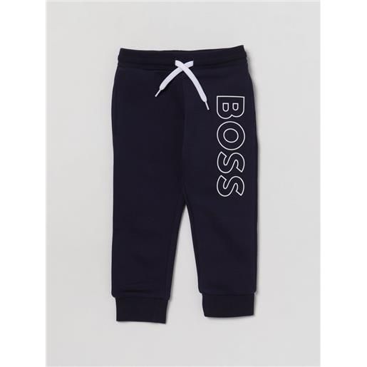 Boss Kidswear pantalone boss kidswear bambino colore blue navy