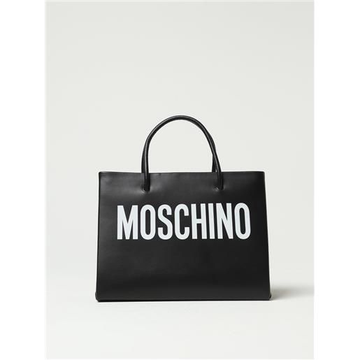Moschino Couture borsa Moschino Couture in pelle con logo stampato