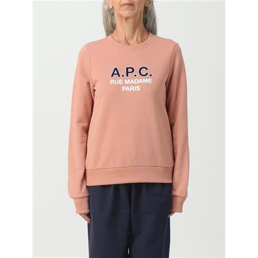 A.p.c. felpa madame a. P. C. In cotone con stampa logo