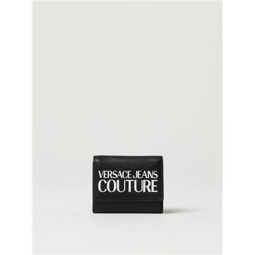 Versace Jeans Couture portafoglio Versace Jeans Couture in pelle saffiano con logo