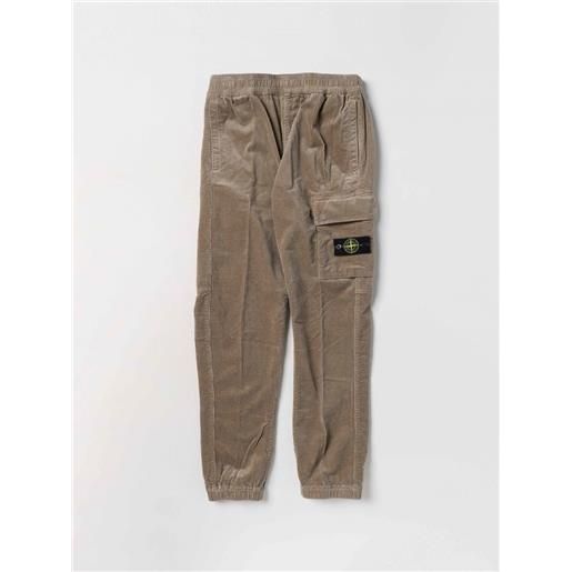 Stone Island Junior pantalone stone island junior bambino colore grigio