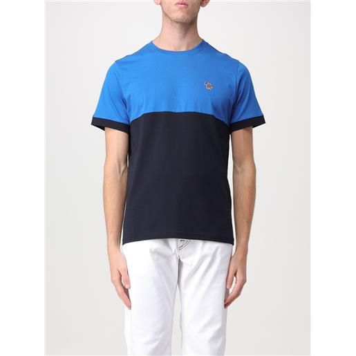 Ps Paul Smith t-shirt Ps Paul Smith in cotone bicolor con patch